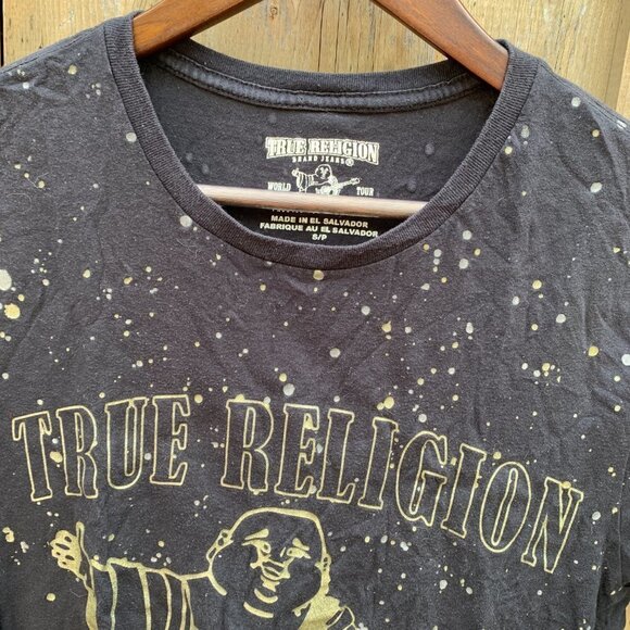 True Religion BIG LOGO T Shirt Small - Picture 3 of 3